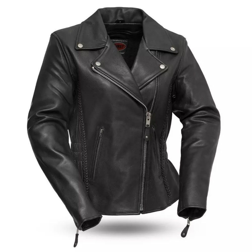 First Classics • Women Leather Motorcycle Jacket